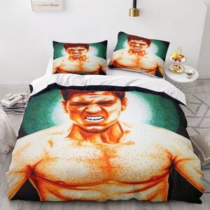 Ufc Parure De Lit Pi¿¿Ces Mma Combattant Housse De Couette Et Taie D'oreiller En Microfibre De Coton Confortable Et Douce Double£¿Xcm£© 220 X 240 Cm - Publicité