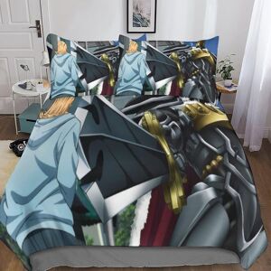 One Punch Man Ensemble De Literie Housse De Couette,Parure De Lit Avec Taies D'oreillers,Un Coup De Poing Sets De Housse Couette En Microfibre,Motif Pi¿¿Ces Ave 140 X 200 Cm - Publicité