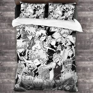 Katsuki Bakugo - Draps De Lit My Hero Academia Housse De Couette Doux Microfibre D¿¿Cor ¿¿ La Maison Literie Ensemble De Housse De Couette Et Taies D'oreiller, En - Publicité