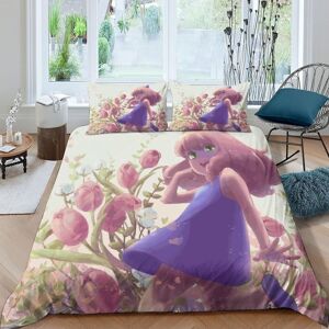 Anya Forger Sets De Housses De Couettes D,Imprim¿¿ Microfibre Parure De Lit Pi¿¿Ces Avec Fermeture ¿¿Clair Housse De Couette Et Taies D'oreiller Double£¿ - Publicité