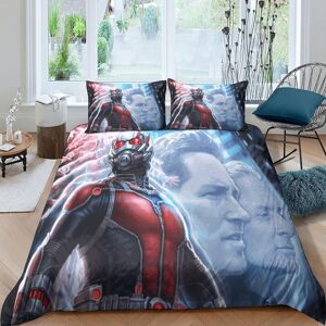 Ant Man Sets De Housses De Couettes D,Imprim¿¿ Microfibre Parure De Lit Pi¿¿Ces Avec Fermeture ¿¿Clair Housse De Couette Et Taies D'oreiller King£¿Xcm£© - Publicité