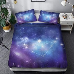 Galaxie Plan¿¿Te Ext¿¿Rieur Espace Univers Vortex Myst¿¿Rieux Noir Trou Planet Track Constellation Bleu Violet Parure De Lit Personnes Housse De Couette - Publicité