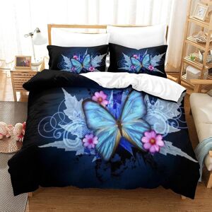 Papillons Artistiques 3d Imprim¿¿Art Papillon Art Papillons Ensemble De Literie Multicolore Housses De Couette Housse De Couette Housse De Couette Avec Taies D'oreiller Pour Enfan - Publicité