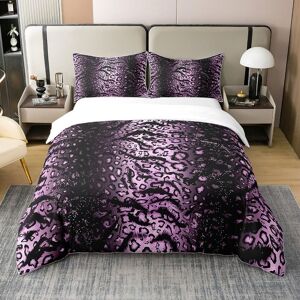 Parure De Lit % Coton Avec Housse De Couette En Forme D'araignée Et D'art Abstrait Pour Lit King Size, Bleu Violet, Pour Enfants, Housse De Couette Avec Animaux De La Jungle Af - Publicité