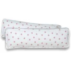 TiCAA Kit coussins pour dos Étoile blanc rose, 2 pieces