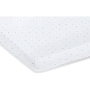 Pinolino Drap housse enfant pour berceau Jersey étoiles bleu lot de 2 40x90 cm