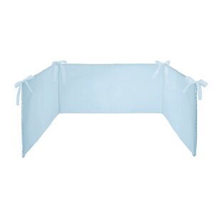 Dr. Sonne SONNE Tour de lit bebe uni bleu 26x180 cm