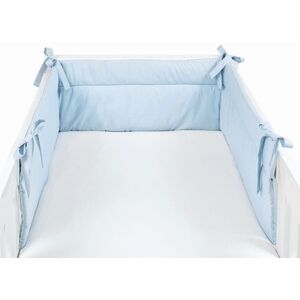 Dr. Sonne SONNE Tour de lit bebe uni bleu 32x210 cm