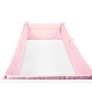 Dr. Sonne SONNE Tour de lit bebe uni 32x420 cm rose