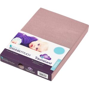 Träumeland Drap housse enfant TENCEL® mauve/rose 40x90 cm