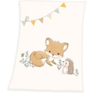 babybest® Plaid enfant microfibre amis de foret 75x100 cm