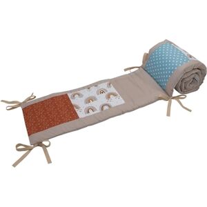 Ullenboom Tour de lit bebe a barreaux 140x70 cm patchwork arc-en-ciel 420 cm