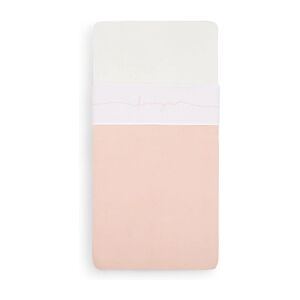 jollein Drap de berceau 75x100 cm Love you Rose pale