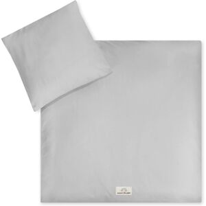 JULIUS ZÖLLNER Parure de lit enfant uni light grey 80x80 cm