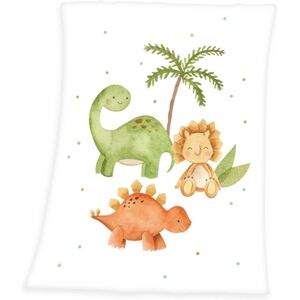 babybest® Plaid enfant duvet microfibre dinosaures 70x100 cm