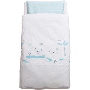 Kuli-Muli Parure de lit enfant koala aqua 100x135 cm