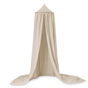 JULIUS ZÖLLNER Voile ciel de lit enfant mousseline sable Ø50 cm