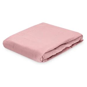 JULIUS ZÖLLNER Drap housse de lit enfant mousseline rose fume 70x140 cm