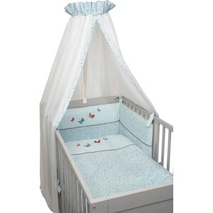 BeBes Collection Parure de lit enfant papillon mousseline menthe 3 pièces...