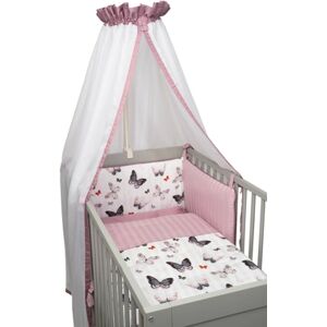 BeBes Collection Parure de lit enfant papillon mousseline multicolore 3...