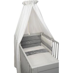 BeBes Collection Parure de lit enfant etoiles mousseline gris 3 pieces...