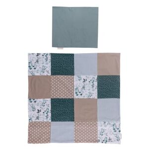 Ullenboom Parure de lit enfant eucalyptus 80x80/35x40 cm