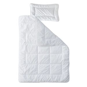 kindsgard Couette et oreiller enfant pique toutes-saisons soveny blanc...