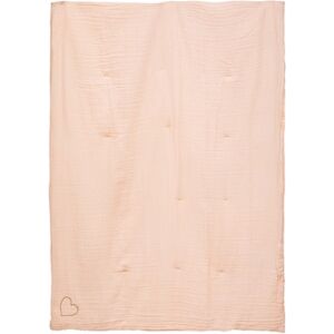 Edredon enfant Lili gaze de coton rose clair 100x140 cm