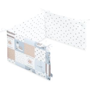 JULIUS ZOeLLNER Tour de lit bebe Patch Blue 180x35 cm