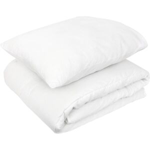 Linnea Pack couette oreiller 120x150 et 40x60 GAVROCHE 100% polyester blanc Fibre polyester Chaud hiver Coton - Publicité