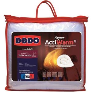 DODO Couette tres chaude SUPER ACTIWARM - 450 g / m² - 220 x 240 cm - Blanc - Publicité