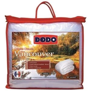 Couette chaude Vancouver - 240 x 260 cm - 400gr/m² - Blanc - DODO - Publicité