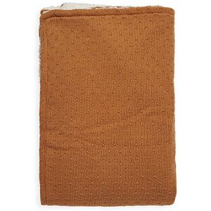 Jollein Couverture Berceau 75x100cm Bliss Knit Teddy Caramel - Couverture berceau