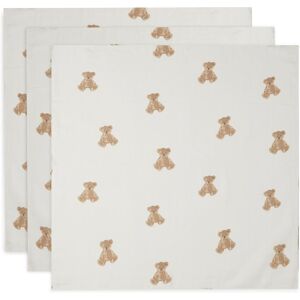 Jollein Lange gaze de Coton Small 70x70cm Teddy Bear (3pack) - Langes