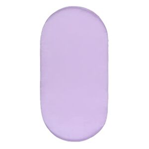 Hiseng Soie Satinée Drap Housse Landau Berceau Lit d'Appoint, Draps-Housses pour Un Lit Bébé, Coton Housse de Matelas Universels Élastique Protège Matelas pour Enfant (Violet,82x41cm) - Publicité