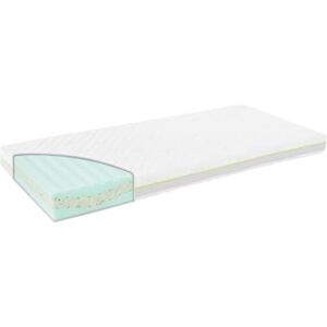 Träumeland Better Dreams Edition Matelas pour Enfant et Adolescent, Coton recyclé, Tencel, Polyester, Mousse Froide valorisée, Housse : Blanc-Cœur : Multicolore, 120 x 200 x 15 cm - Publicité