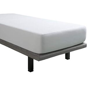 tural Protège-Matelas Antibactérien. Imperméable et Respirant. Tissu éponge 100% Coton. Dimensions 90x200 cm/Forme Drap Housse - Publicité