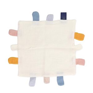 CHICIRIS 1pc Coton bébé étiquette Couvertures de sécurité Polyvalent Peau Douce Coton bébé étiquette Couverture (Beige) - Publicité
