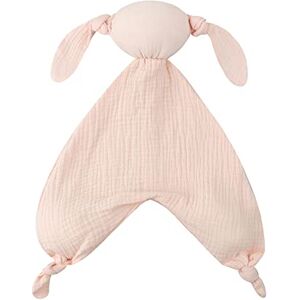 URFEDA Doudou Lapin, Double couche Mousseline Coton Doudou pour Bébé, Doudou Lapin plat Couverture de Sécurité, Mignon Lapin Jouets pour bébés, Cadeau Naissance, Pour Bébé Garçon et Fille 0 mois à 1+ ans - Publicité