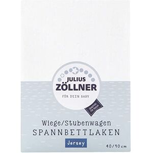 Julius Zöllner Drap-Housse Jersey pour le Berceau Blanc 90/40 cm - Publicité