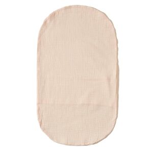 BAYORE Housse de matelas ovale en coton respirant pour berceau de bébé 38,1 x 66 cm - Publicité