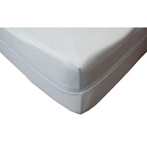 mybeene Couvre-Matelas en Polyester avec Fermeture à glissière (Respirant, sèche-Linge, Coussin sous Le lit) 90 x 200 cm Blanc - Publicité