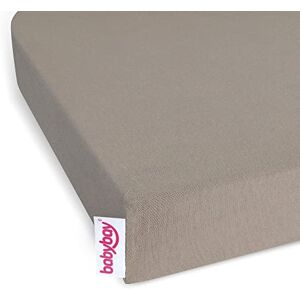 babybay Drap-housse jersey  deluxe convient pour le modèle Original, nougat, 81 x 43 cm (1 pack) - Publicité