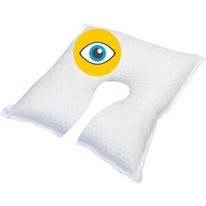 OrtoPrime Oreiller Ergonomique  Post-Opération Oculaire Coussin Therapeutique Coussin Relaxation Oculaire Coussin pour Post-Opération Haute Protection Oreiller Anti Douleur de Qualité - Publicité