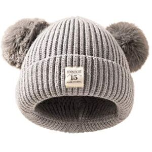 Nidddiv Panier bébé garçon pour garçons hiver bébé filles bébé bonnet chaud enfants soins bébé bébé non parfumé lingettes étui, gris, taille unique - Publicité