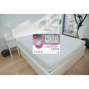 Abeil Protège Matelas 100% Coton Imperméable Blanc 140 x 190 cm - Publicité