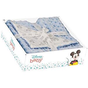 Interbaby Disney Couverture pour bébé Mickey Mouse bleue 80x110 cm - Publicité