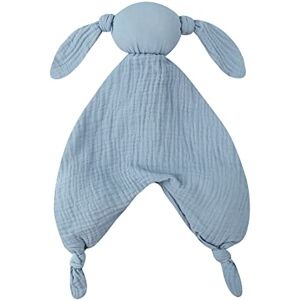 URFEDA Doudou Lapin, Double couche Mousseline Coton Doudou pour Bébé, Doudou Lapin plat Couverture de Sécurité, Mignon Lapin Jouets pour bébés, Cadeau Naissance, Pour Bébé Garçon et Fille 0 mois à 1+ ans - Publicité