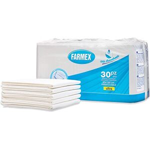 Farmex Alèse Ultra Absorbante Protège-matelas Imperméable, 30 Pièces - Publicité