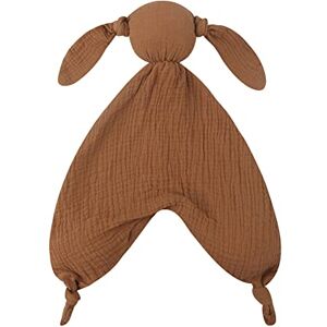 URFEDA Doudou Lapin, Double couche Mousseline Coton Doudou pour Bébé, Doudou Lapin plat Couverture de Sécurité, Mignon Lapin Jouets pour bébés, Cadeau Naissance, Pour Bébé Garçon et Fille 0 mois à 1+ ans - Publicité